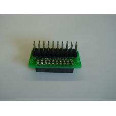 2mm to 2.54mm Adapter, 20 Pin, Centered 2mm to 2.54mm Adapter, 20 Pin, Centered